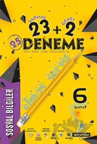 6. Sınıf Sosyal Bilgiler Elmas Serisi 25 Deneme – Kolektif – Startfen Yayınları kitap kapağı