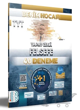 TYT Yapay Zeka Felsefe 40 Deneme Benim Hocam Yayınları – Can Köni – Benim Hocam Yayınları kitap kapağı