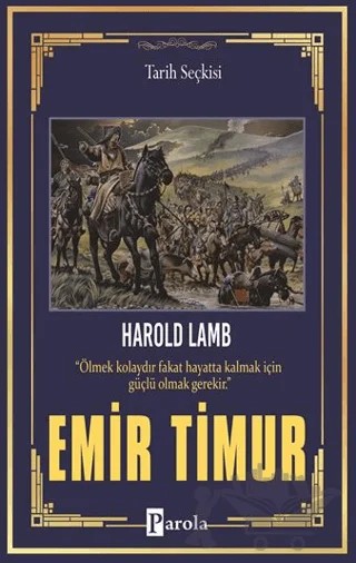 Emir Timur – Harold Lamb – Parola Yayınları kitap kapağı