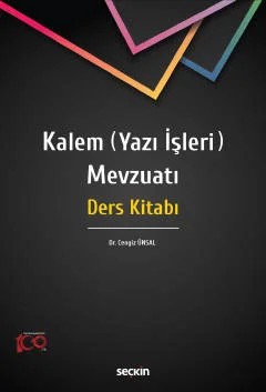 Kalem (Yazı İşleri) Mevzuatı Ders Kitabı – Cengiz Ünsal – Seçkin Yayıncılık kitap kapağı