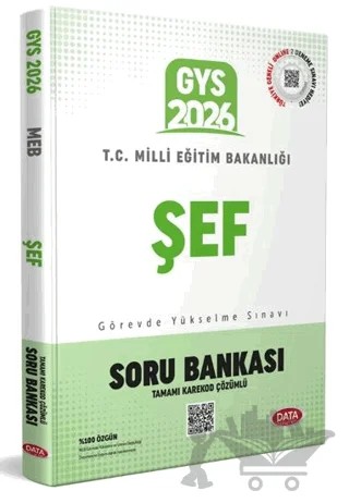 Milli Eğitim Bakanlığı Şef GYS Soru Bankası - Karekod Çözümlü – Kolektif – Data Yayınları kitap kapağı