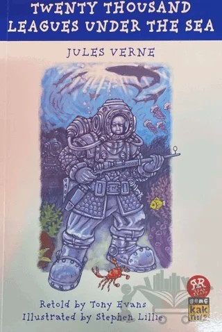 Twenty Thousand Leagues Under The Sea – Jules Verne – Kaknüs Genç kitap kapağı