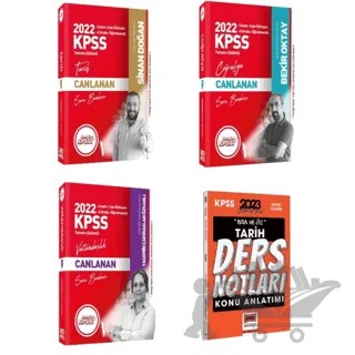 KPSS Genel Kültür 3'lü Tamamı Çözümlü Soru Bankası Seti Yargı Yayınevi 2023 Tarih Ders Notları Hediye – Kolektif – Hangi KPSS Yayınları kitap kapağı