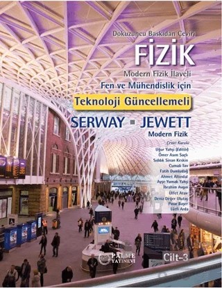 Fizik Serway - Jewett 3.Cilt – John W. Jewett, Raymond A. Serway – Palme Yayıncılık kitap kapağı
