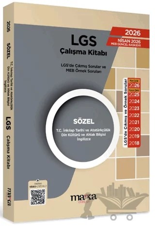 LGS Sözel T.C. İnkılap Tarihi ve Atatürkçülük - Din Kültürü ve Ahlak Bilgisi - İngilizce Çıkmış ve Örnek Sorular – Kolektif – Marka Yayınları kitap kapağı