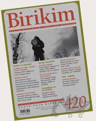 Birikim Dergisi Sayı 420 - Nisan 2024 – Birikim Yayınları kitap kapağı