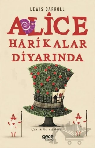 Alice Harikalar Diyarında – Lewis Carroll – Gece Kitaplığı kitap kapağı