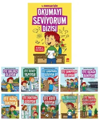 Okumayı Seviyorum Seti - 10 Kitap Takım – Fatma Işık – Ema Çocuk kitap kapağı