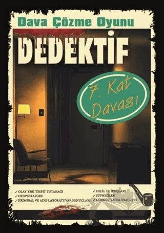 Cinayet Çözme Oyunu Dedektif - 7. Kat Cinayeti – Kollektif – MT Dedektiflik kitap kapağı
