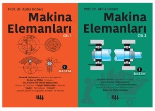 Makina Elemanları (2 Cilt Takım) – Atilla Bozacı – Literatür Yayıncılık kitap kapağı