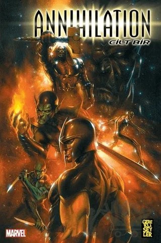Annihilation Cilt 1 – Andy Lanning, Dan Abnett, Keith Giffen – Gerekli Şeyler Yayıncılık kitap kapağı