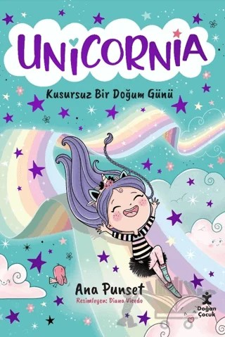 Unicornia - Kusursuz Bir Doğum Günü – Ana Punset – Doğan Çocuk kitap kapağı