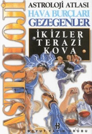 Astroloji Atlası Hava Burçları Gezegenler İkizler, Terazi, Kova – Kolektif – Boyut Yayın Grubu kitap kapağı