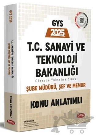 T.C. Sanayi ve Teknoloji Bakanlığı GYS Şube Müdürü - Şef - Memur Konu Anlatımlı – Kolektif – Data Yayınları kitap kapağı