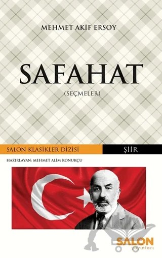Safahat (Seçmeler) – Mehmet Âkif Ersoy – Salon Yayınları kitap kapağı
