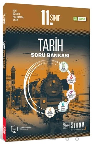 11. Sınıf Tarih Soru Bankası – Kolektif – Sınav Yayınları kitap kapağı