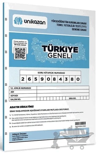 2026 YKS TYT Türkiye Geneli Ünikazan Deneme Sınavı Çözümlü – Kolektif – Marka Yayınları kitap kapağı