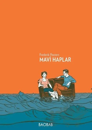 Mavi Haplar – Frederik Peeters – Baobab Yayınları kitap kapağı