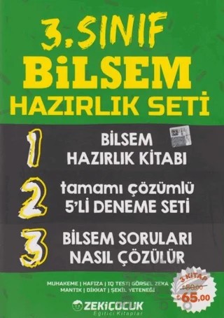 3. Sınıf Bilsem Hazırlık Seti – Kolektif – Örnek Akademi kitap kapağı