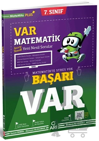 7. Sınıf VAR Matematik Yeni Nesil Soru Bankası – Samet Demir, Mehmet Ali Varışlı, Hüseyin Uluçoban – Arı Yayıncılık kitap kapağı
