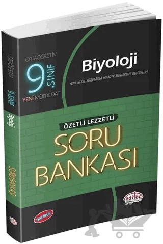 9. Sınıf Biyoloji Özetli Lezzetli Soru Bankası – Kolektif – Editör Yayınevi kitap kapağı