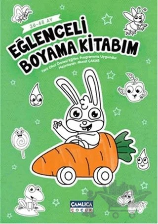 Eğlenceli Boyama Kitabım – Murat Çakar – Çamlıca Çocuk Yayınları kitap kapağı