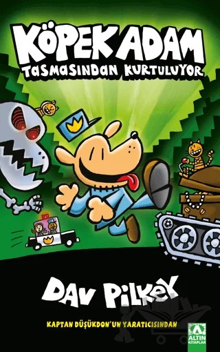 Köpek Adam Tasmasından Kurtuluyor – Dav Pilkey – Altın Kitaplar kitap kapağı
