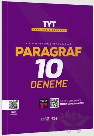 2025 TYT Paragraf Yeni Nesil 10 Deneme – Kolektif – Marka Yayınları kitap kapağı
