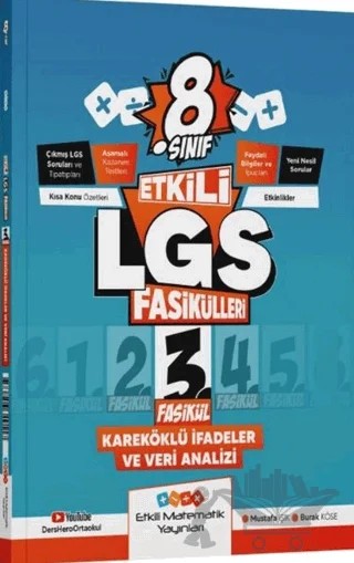 Etkili Matematik Yayınları 8. Sınıf Etkili LGS Fasikül Köklü İfadeler 3 – Kolektif – Etkili Matematik Yayınları kitap kapağı