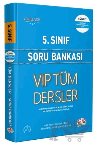 5. Sınıf VIP Tüm Dersler Soru Bankası Mavi Kitap – Kolektif – Editör Yayınevi kitap kapağı