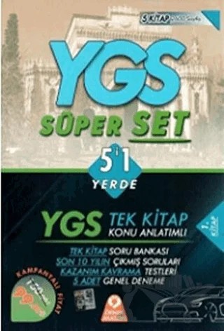 YGS Süper Set 5'i 1 Yerde – Kolektif – Örnek Akademi kitap kapağı