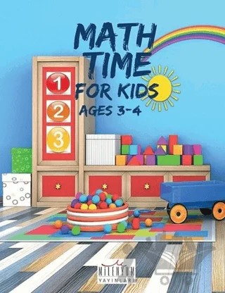 Math Time For Kids Ages 3 - 4 – Kolektif – Milenyum kitap kapağı
