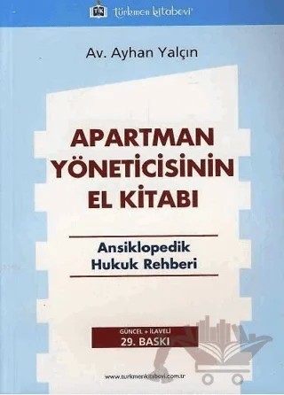 Apartman Yöneticisinin El Kitabı – Ayhan Yalçın – Türkmen Kitabevi kitap kapağı