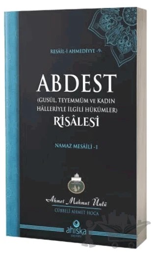 Abdest Risalesi – Ahmet Mahmut Ünlü – Ahıska Yayınevi kitap kapağı