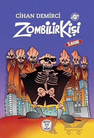 Zombilirkişi – Cihan Demirci – Mizah Postası kitap kapağı