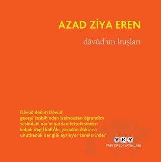 Davud'un Kuşları – Azad Ziya Eren – Yapı Kredi Yayınları kitap kapağı