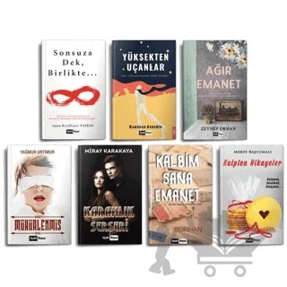Aşk Romanları - 7 Kitap – Aşan Kızılbayır Yatkın, Kamuran Akdemir, Merve Başcumalı, Miray Karakaya, Ülkü Burhan, Yağmur Urtimur, Zeynep Orhan – Siyah Beyaz Yayınları kitap kapağı