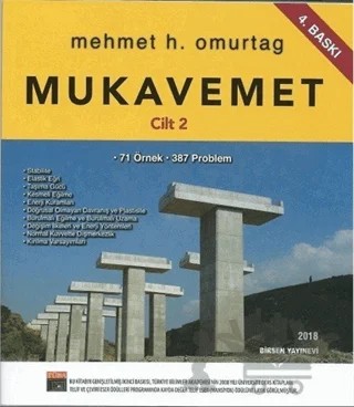 Mukavemet Cilt: 2 – Mehmet H. Omurtag – Birsen Yayınevi kitap kapağı