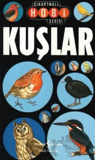Kuşlar Çıkartmalı Hobi Serisi – Elizabeth Conisbee – İş Bankası Kültür Yayınları kitap kapağı