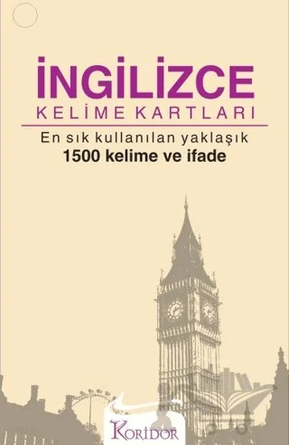 İngilizce Kelime Kartları – Kolektif – Koridor Yayıncılık kitap kapağı