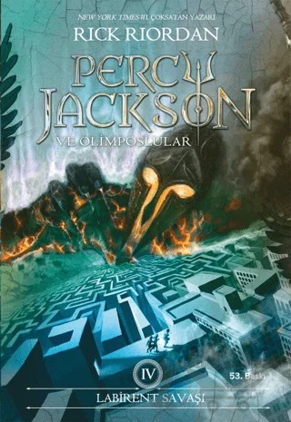 Labirent Savaşı 4 - Percy Jackson ve Olimposlular – Rick Riordan – Doğan Egmont Yayıncılık kitap kapağı