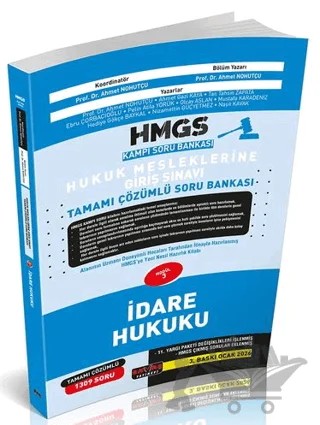 HMGS Kampı İdare Hukuku Soru Bankası – Ahmet Nohutçu – Savaş Yayınevi kitap kapağı