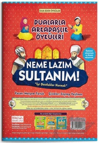 Neme Lazım Sultanım! – Meryem Tortuk – Rika Çocuk kitap kapağı