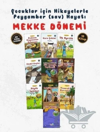 Hikayelerle Çocuklar İçin Mekke Dönemi (10 Kitap Takım) – Kolektif – Aksa Çocuk kitap kapağı