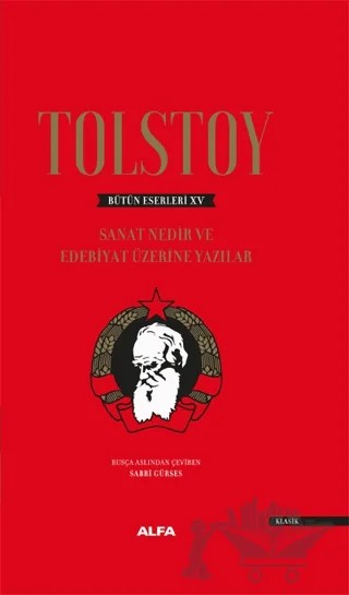 Sanat Nedir ve Edebiyat Üzerine Yazıları – Lev Nikolayeviç Tolstoy – Alfa Yayınları kitap kapağı