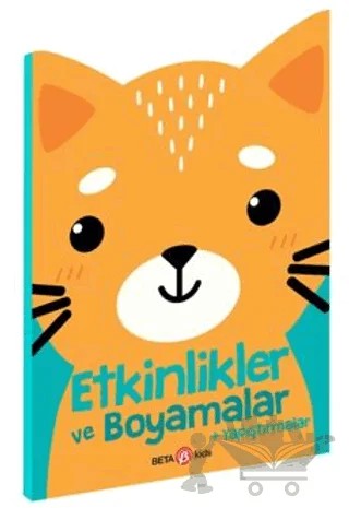 Etkinlikler Ve Boyamalar (Kedicik) – Adele Constant – Beta Kids kitap kapağı