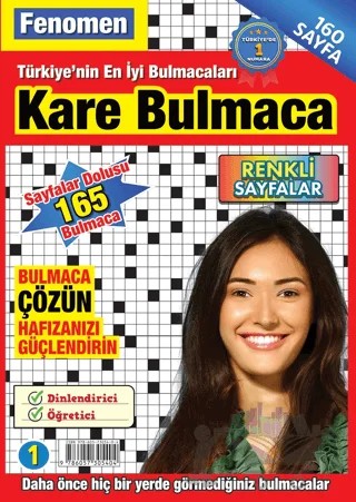 Fenomen Kare Bulmaca 1 – Kolektif – Maxi Yayıncılık kitap kapağı