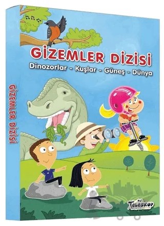 Gizemler Dizisi 4 Kitap Takım – Kolektif – Teleskop Popüler Bilim kitap kapağı