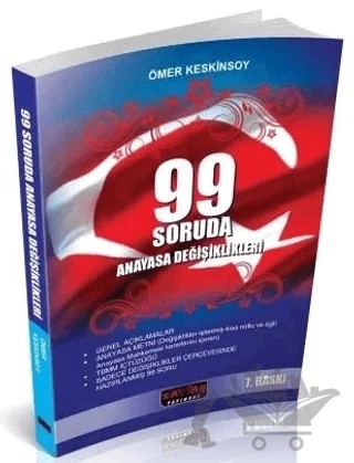 99 Soruda Anayasa Değişiklikleri – Ömer Keskinsoy – Savaş Yayınevi kitap kapağı