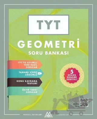 TYT Geometri Soru Bankası – Kolektif – Marsis Yayınları kitap kapağı